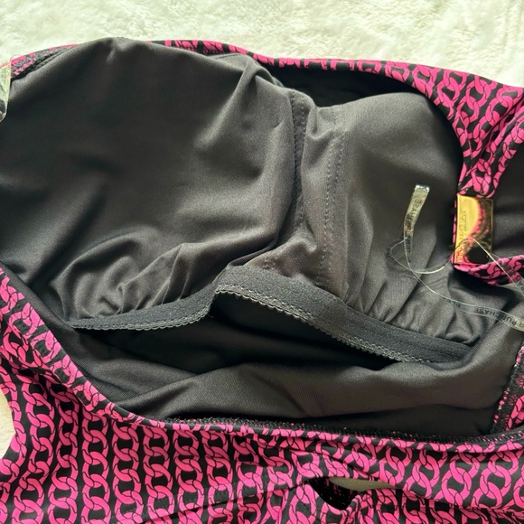 MICHAEL KORS Asymmetric One Shoulder Cutout One-Piece Swimsuit--12 - Picture 10 of 14